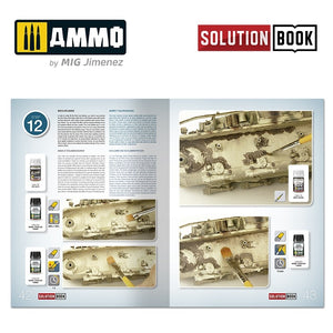 Ammo of Mig 6527 Comment peindre les véhicules allemands de la Seconde Guerre mondiale (Mid-W2) - LIVRE DE SOLUTIONS 21 (Livre multilingue) – immagine 4