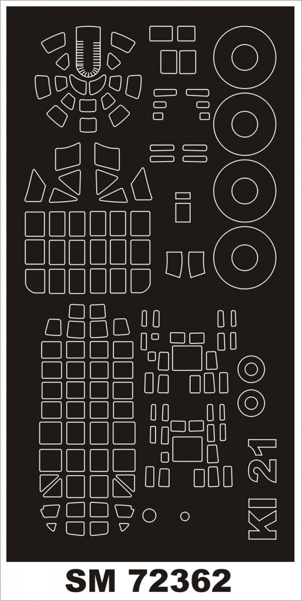 Montex SM72362 Ki-21 SALLY pour ICM 1/72