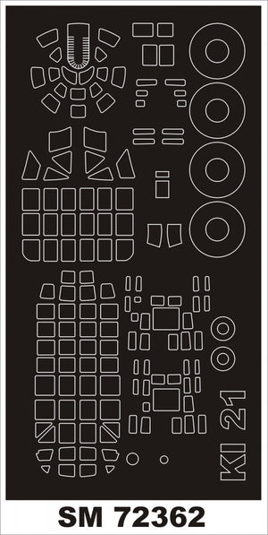 Montex SM72362 Ki-21 SALLY pour ICM 1/72