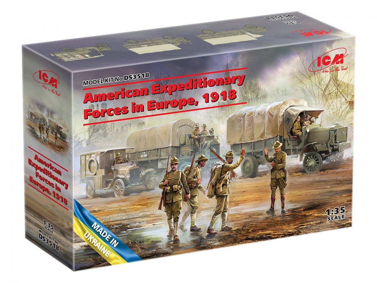 ICM DS3518 Forces expéditionnaires américaines en Europe, 1918 1/35 – Bild 2