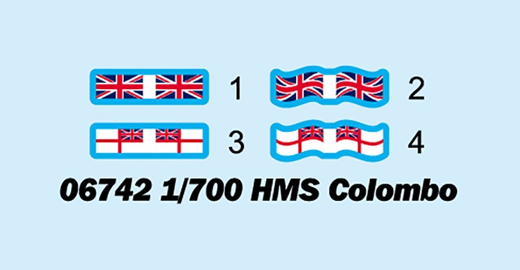 Trumpeter 06742 HMS Colombo 1/700 – imagen 3