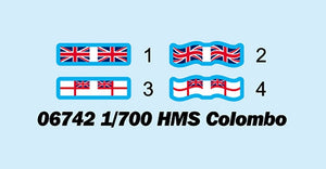 Trumpeter 06742 HMS Colombo 1/700 – imagen 3