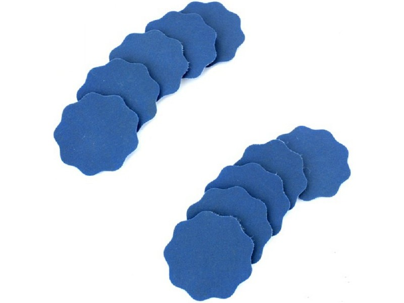 Tampons abrasifs Modelcraft PAB1420 Superfine Scalloped 2000 Grain (Velcro) 32 mm (10 pièces)