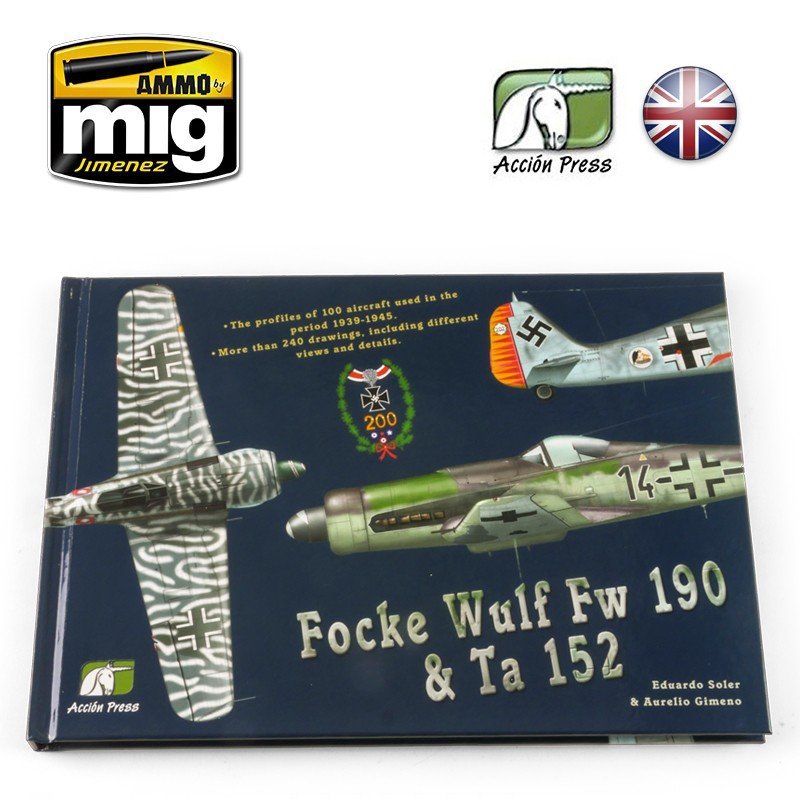 Munitions de Mig Jimenez EURO0020 FOCKE WULF FW 190 &amp;amp; TA 152 (anglais)