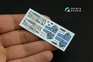 Intérieur imprimé en 3D et coloré sur papier décalcomanie Quinta Studio QD48320 Su-30SM (GWH) 1/48 – immagine 6