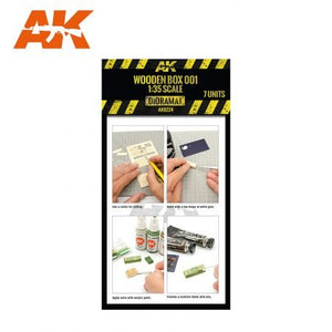 AK Interactive AK8224 LASER CUT WOODEN BOX 001 (7 UNITS) – zdjęcie 2