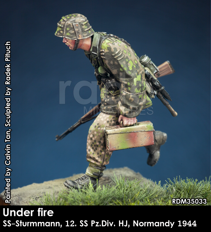 RADO Miniatures RDM35033 Sous le feu. W-SS Sturmmann, 12. SS-Pz.Div. HJ, Normandie 1944 1/35 – Bild 4