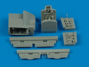 Aires 7177 AV-8B Harrier compartiment à roues 1/72 Hasegawa