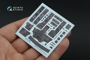 Intérieur coloré imprimé en 3D sur papier décalcomanie (Trumpeter) Quinta Studio QD35132 AH-64A 1/35 – image 7