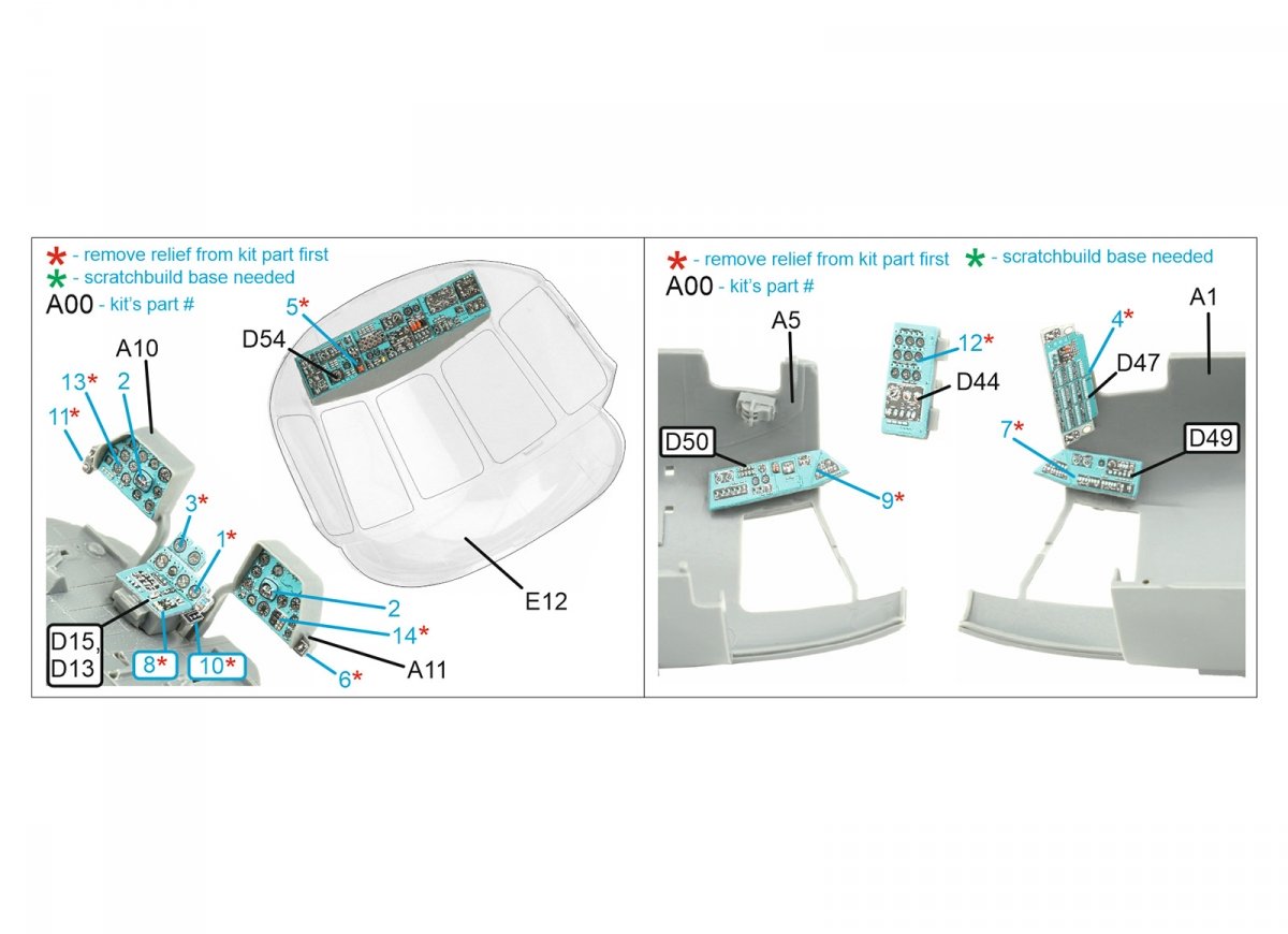 Intérieur imprimé en 3D et coloré sur papier décalcomanie Quinta Studio QDS-48380 Mi-8MT (AMK) (Petite version) 1/48  – Bild 2