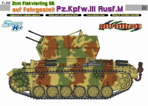 Cyber ​​​​Hobby 6778 2cm Flakvierling 38 auf Fahrgestell Pz.Kpfw.III Ausf.M (1/35)