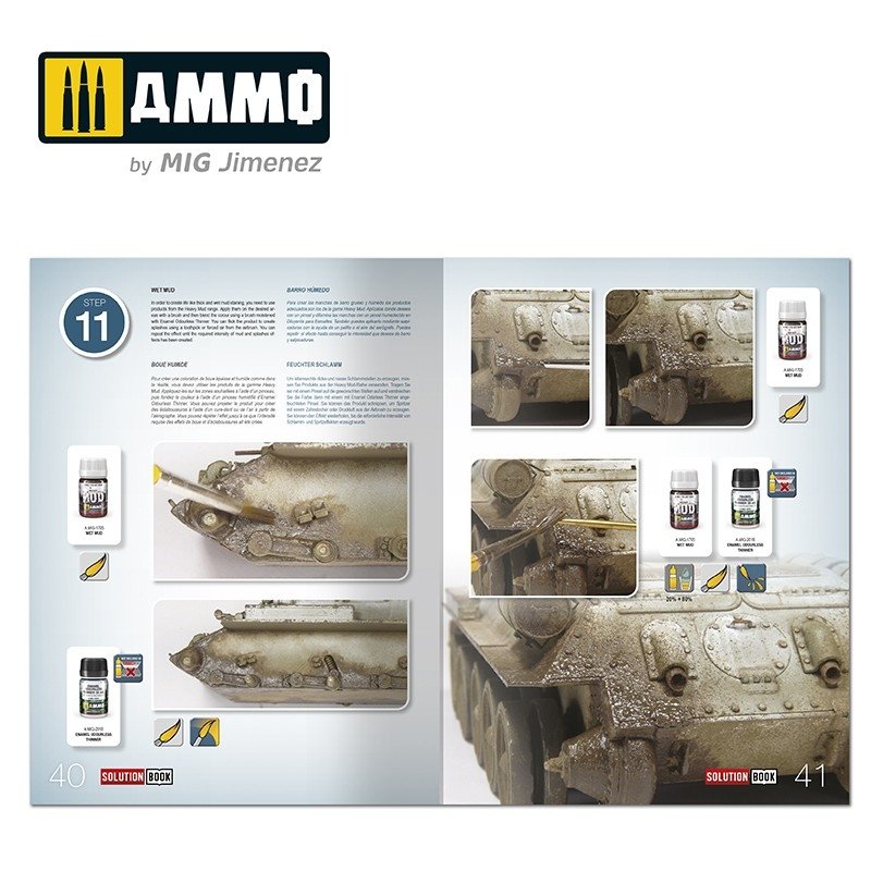 AMMO de Mig Jimenez 7903 SOLUTION BOX MINI (20) - Comment peindre des véhicules soviétiques d&amp;#39;hiver de la Seconde Guerre mondiale – image 11