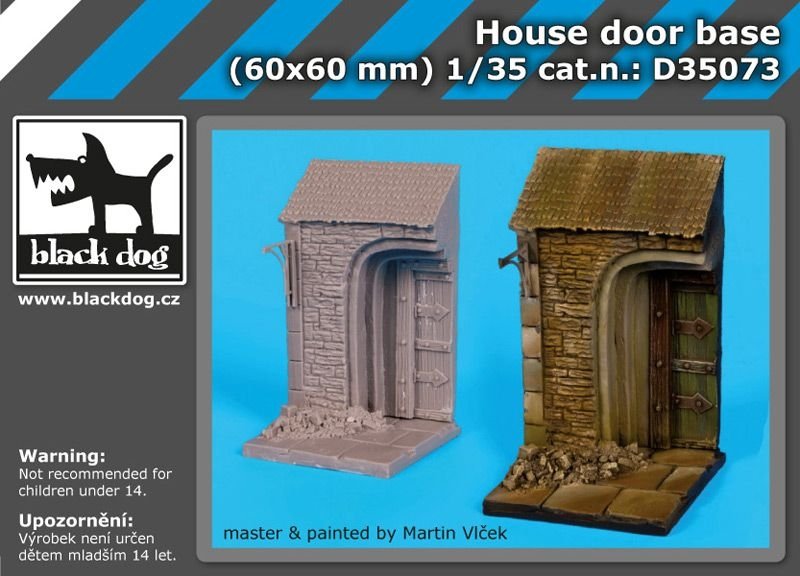Socle de porte de maison Black Dog D35073 1/35