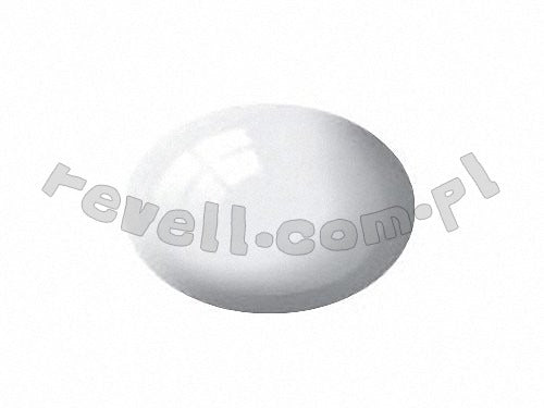 Revell 36104 Blanc brillant RAL 9010 Aqua Color 18 ml