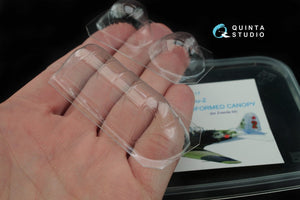 Quinta Studio QC48017 Su-2 verrière transparente sous vide (pour kit Zvezda) 1/48 – Bild 8