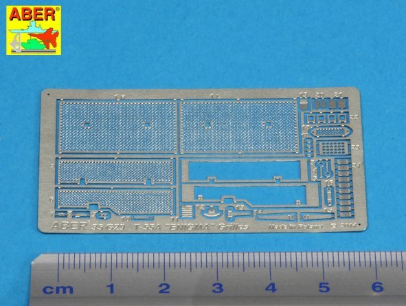 Grilles Aber 35G29 pour char russe T-55A également pour T-55 ENIGMA (1/35) – Bild 2