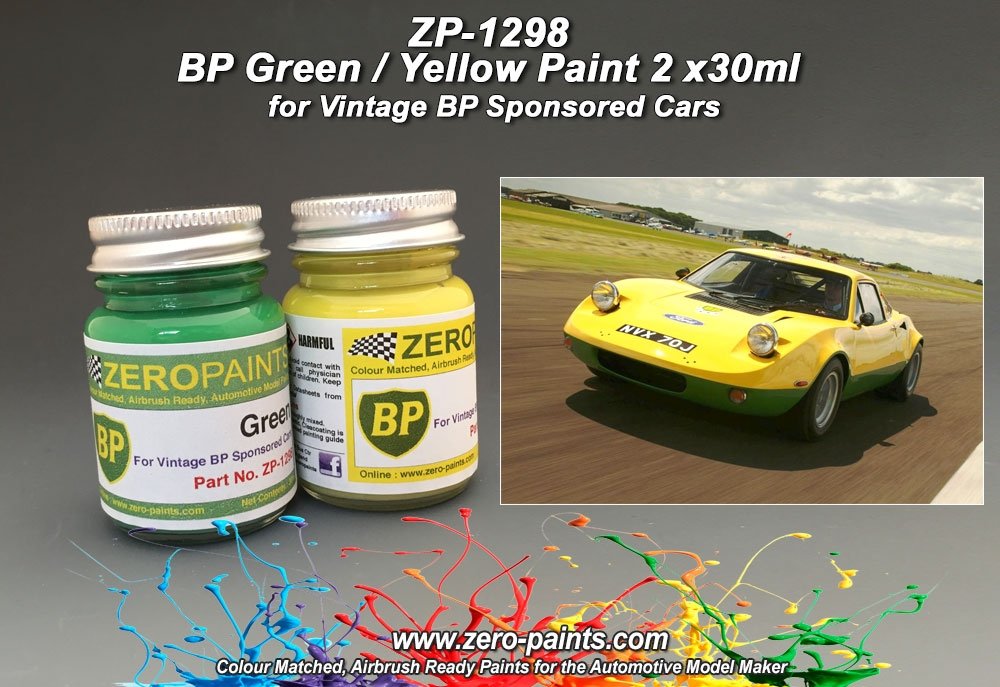 Peintures Zero Paints ZP-1298 BP Vert et Jaune - 2 x 30 ml