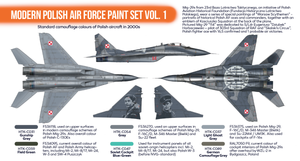 Hataka HTK-CS17 ORANGE LINE – Coffret de peinture moderne pour l&amp;#39;armée de l&amp;#39;air polonaise, vol. 1, 6 x 17 ml – image 3