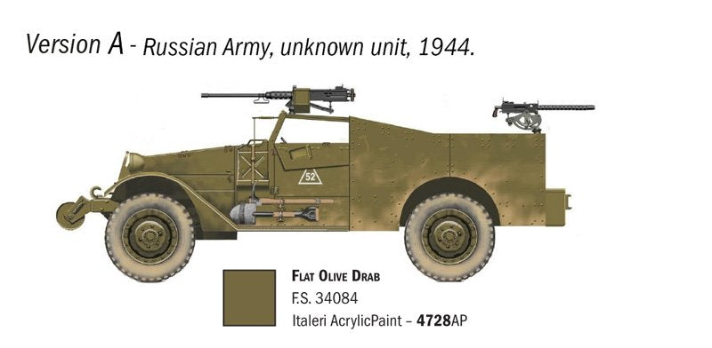 Italeri 7063 M3A1 Voiture de reconnaissance 1/72  – image 4
