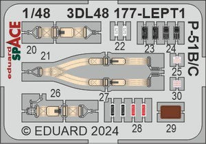 Eduard 3DL48177 P-51B/C SPACE EDUARD 1/48 – image 4