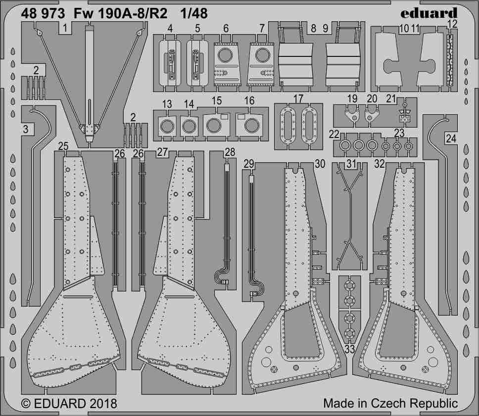 Eduard SIN64860 Fw 190A-8/ R2 ADVANCED 1/48 EDUARD – image 2