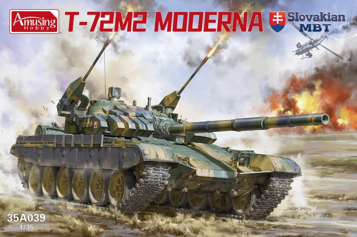 Amusing Hobby 35A039 T-72M2 « Moderna » Char de combat principal slovaque 1/35