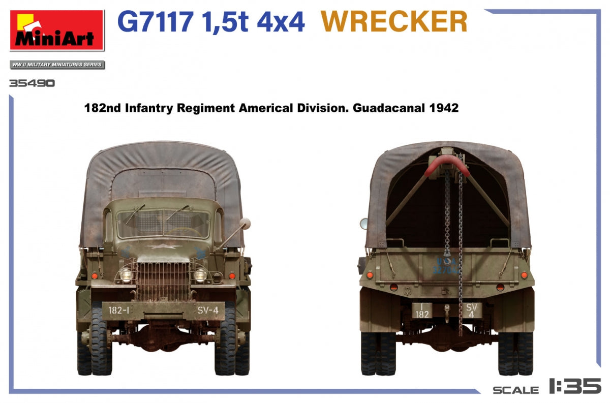 MiniArt 35490 G7117 Dépanneuse 4x4 1,5 t 1/35 – imagen 10