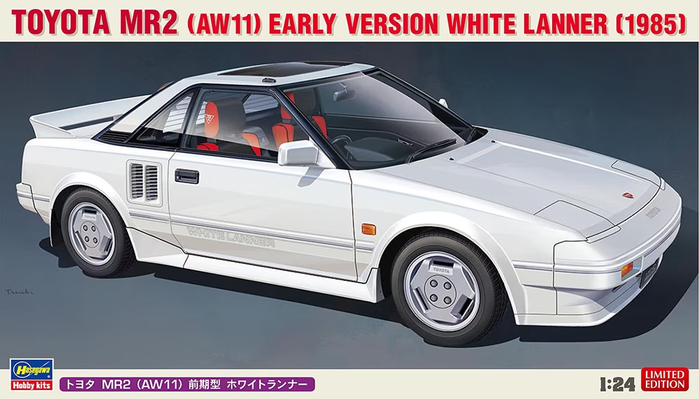 Hasegawa 20656 Toyota MR2 (AW11) Première version White Lanner (1985) 1/24 