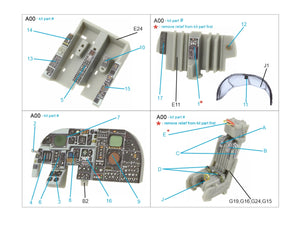 Quinta Studio QD72144 A-6E TRAM Intruder Intérieur imprimé en 3D et coloré sur papier décalcomanie (Trumpeter) 1/72 – image 12
