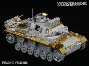 Voyager modèle PE35242 seconde guerre mondiale allemand Pz.Kpfw.III Ausf.N spz.Abt 501 Afrika pour DRAGON 6431 1/35 – imagen 7