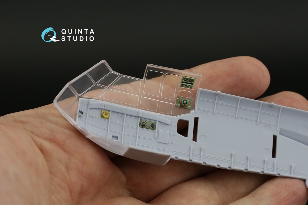 Intérieur imprimé en 3D et coloré sur papier décalcomanie Quinta Studio QDS-48378 Bristol Blenheim Mk.I (Airfix) (Petite version) 1/48 – image 4
