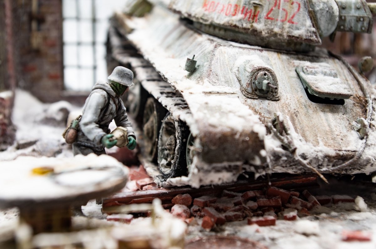 RT-Diorama 35302 Socle de diorama : « Wintergewitter » Opération Tempête d&amp;#39;hiver 1/35 – image 9