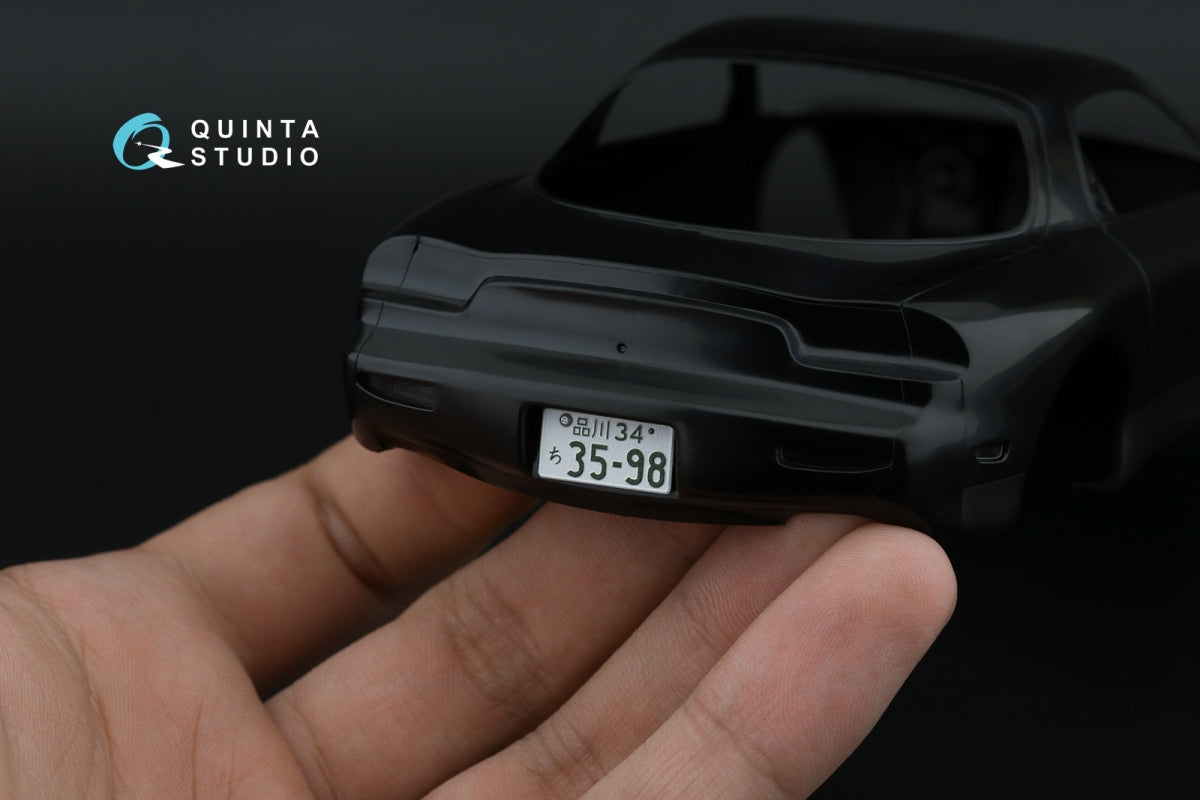Quinta Studio QD+24024 Efini-Mazda RX-7FD 3D-Printed &amp; coloured Interior on decal paper (Aoshima) 1/24
