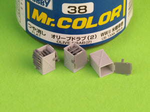 Boîtes de munitions Master GM-35-071 D68375 (50 cartouches) pour fusil Browning M2 .50 - utilisées au début de la Seconde Guerre mondiale (6 pièces) - OUVERTES 1/35 – immagine 4