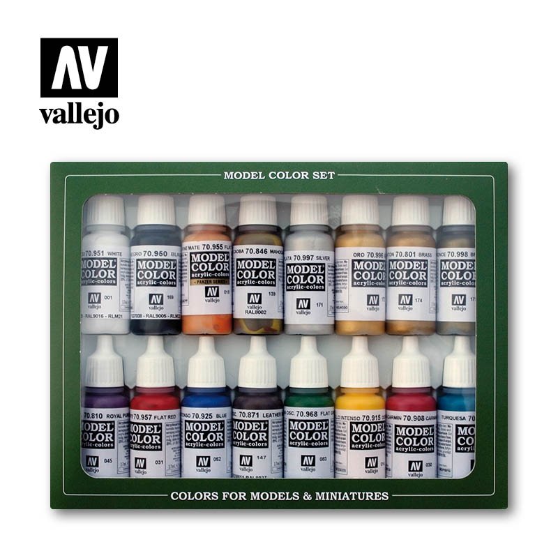 Vallejo 70143 Model Color - Coffret Empire romain, 16 x 17 ml