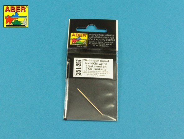 Canon Aber 35L-257 de 20 mm pour Nkm wz.38 FK-A utilisé sur la chenillette TKS (pour IBG / RPM) à l&amp;#39;échelle 1/35 – Bild 3