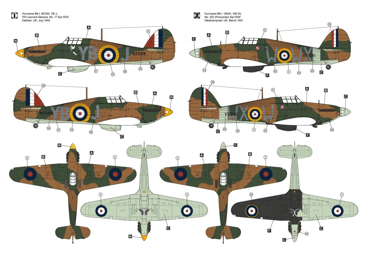 Hobby 2000 48013 Hawker Hurricane Mk.IA 1/48 – immagine 2