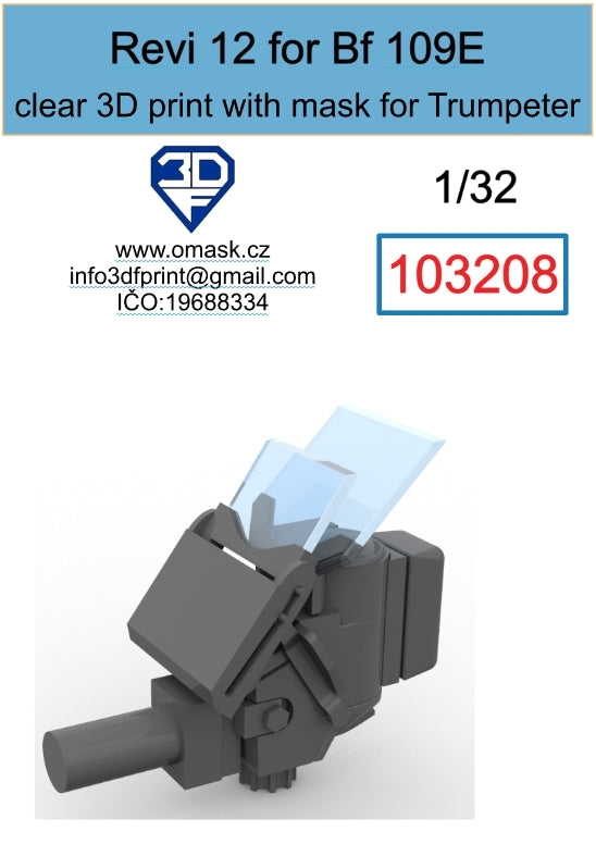 Omask 103208 Revi 12 pour Bf109E (Trumpeter) 1/32