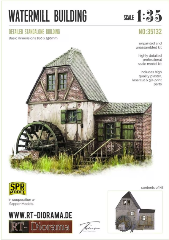 RT-Diorama 35132 Bâtiment du moulin à eau 1/35 – image 2