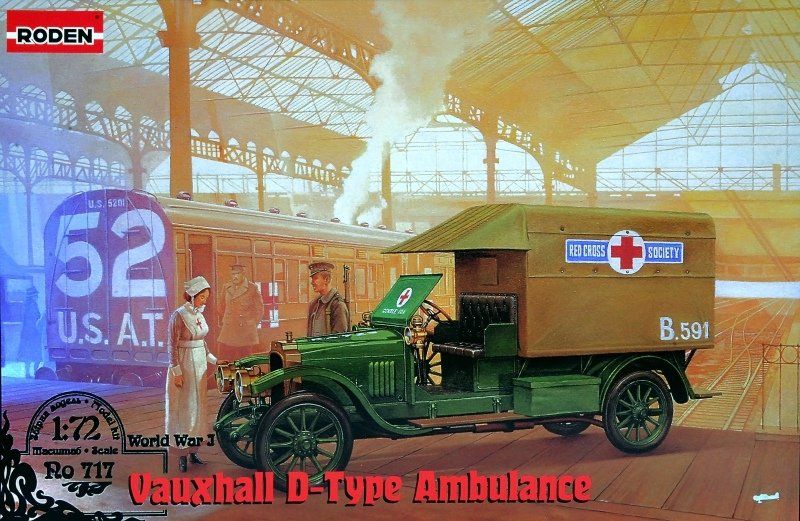 Ambulance Roden 717 Vauxhall Type D (1/72)