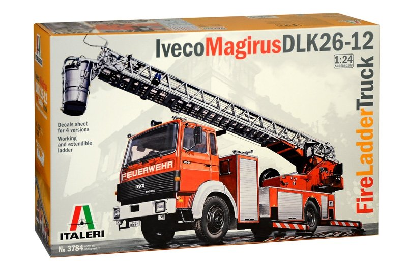 Italeri 3784 IVECO MAGIRUS DLK 26-12 Camion échelle de pompier (1/24)