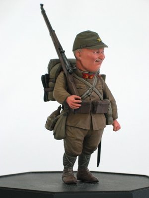 FineMolds FT3 Fantassin de l&amp;#39;Armée impériale japonaise de la Seconde Guerre mondiale et fusil Type 38, échelle 1/12 – immagine 2
