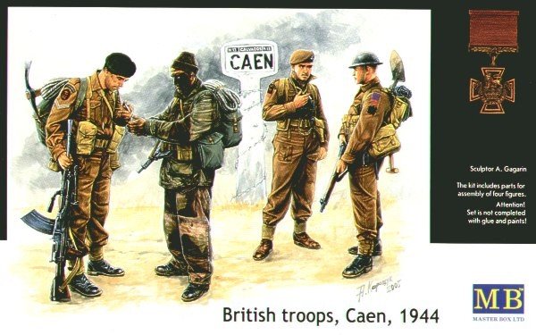 Master Box 3512 British commandos Caen 1944 1/35