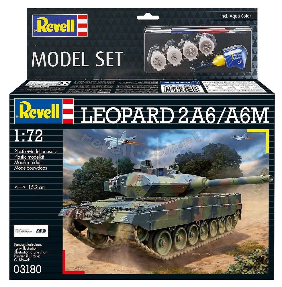 Maquette Revell 63180 Leopard 2A6/A6M au 1/72