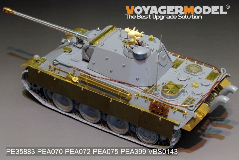 Maquette Voyager PE35883 Panther G allemand de la Seconde Guerre mondiale, version ultérieure, pour DRAGON 1/35 – image 5