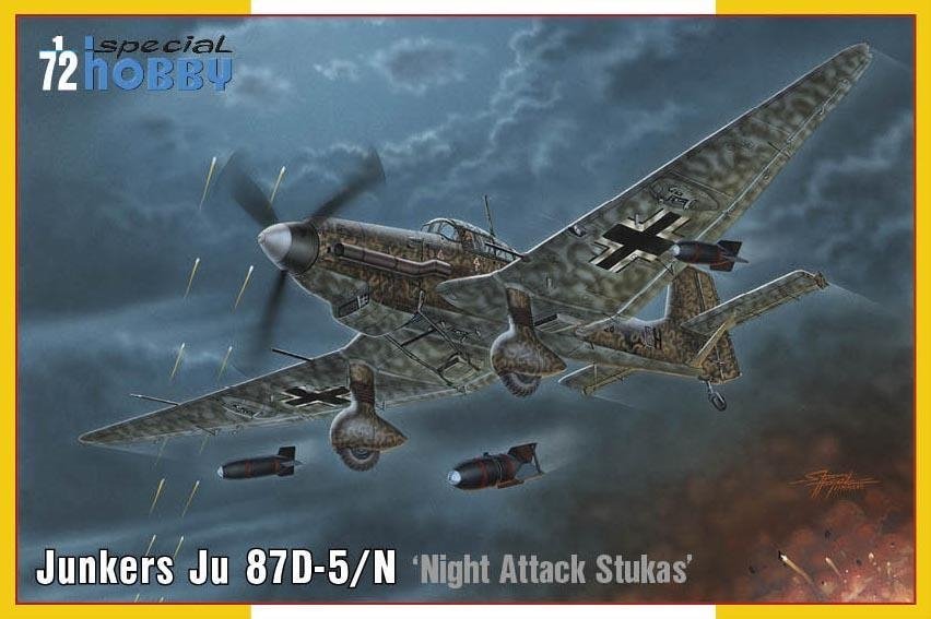 Special Hobby 72458 Junkers Ju 87D-5/N « Stukas d&amp;#39;attaque nocturne » 1/72