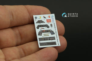 Intérieur imprimé en 3D et coloré sur papier décalcomanie Quinta Studio QD48268 Ta 152C (Hobby Boss) 1/48 – image 2