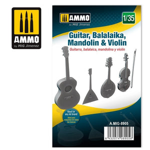 Munitions de Mig 8905 Guitare, Balalaika, Mandoline &amp;amp; Violon 1/35