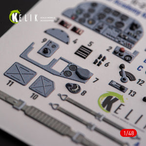 KELIK K48109 IL-2M3 - Décalcomanies 3D intérieures pour maquette Academy/Accurate Miniatures au 1/48 – image 4
