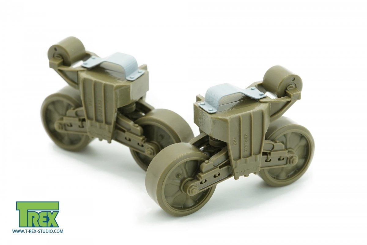 Kit de patins de chenille T-Rex Studio TR35046 (version initiale) pour la famille M4 au 1/35 – image 2